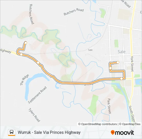 3 Bus Line Map