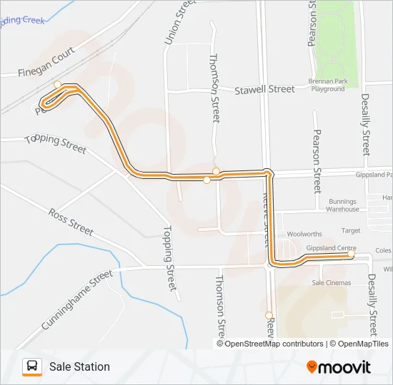 4 Bus Line Map