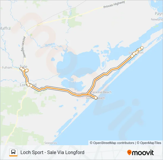 7 Bus Line Map