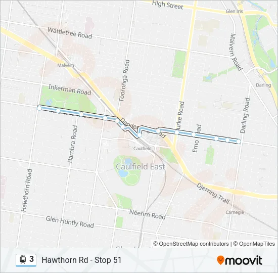 3 Tram Line Map
