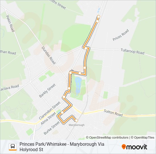 2 bus Line Map