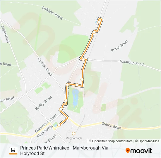 2 Bus Line Map