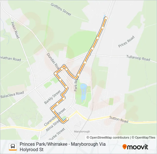 2 Bus Line Map