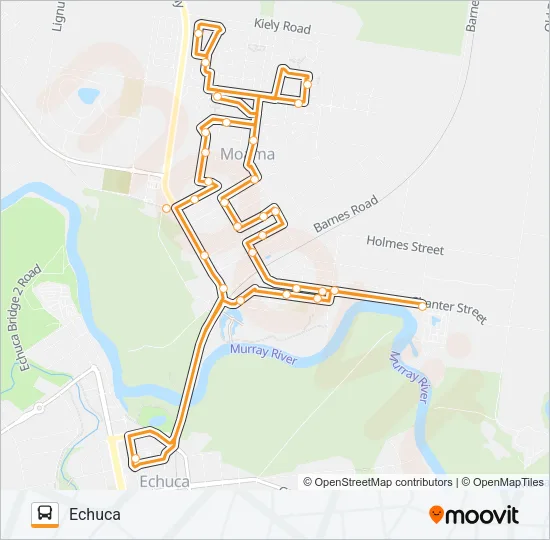 3 Bus Line Map