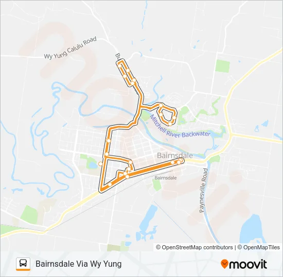 3 Bus Line Map