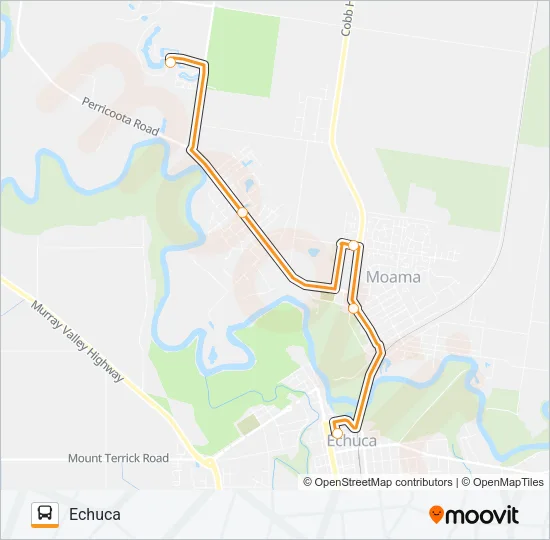 Mapa de 5 de autobús