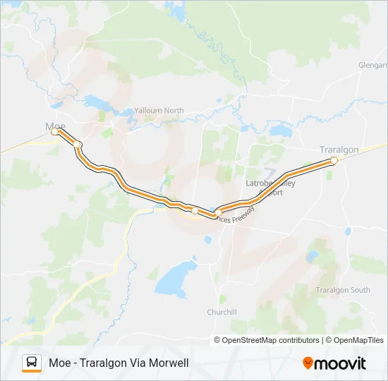 8 Bus Line Map