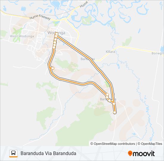 B bus Line Map