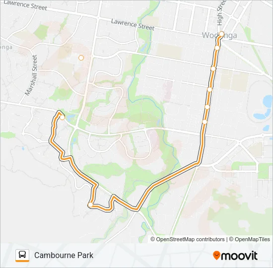 C Bus Line Map