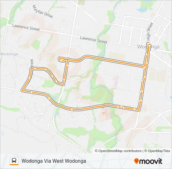 F Bus Line Map