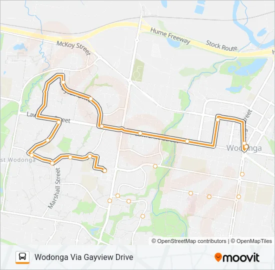 G Bus Line Map