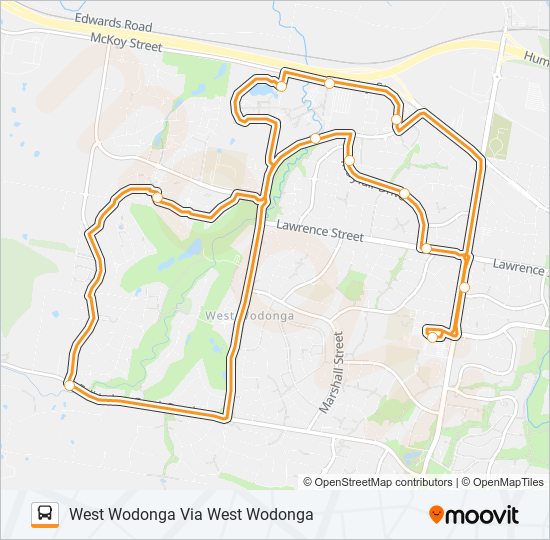 O bus Line Map