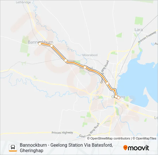 19 Bus Line Map
