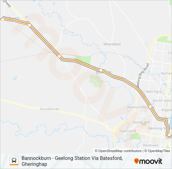 19 Bus Line Map