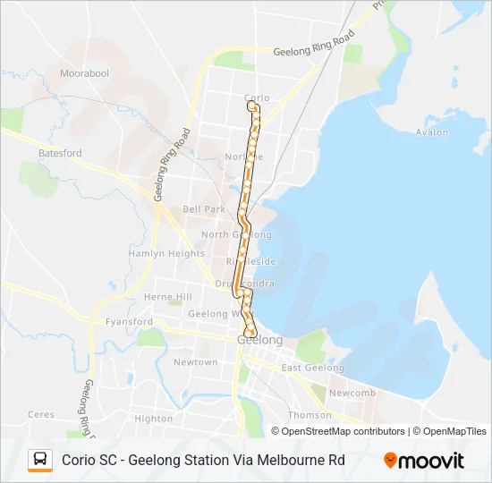 20 Bus Line Map
