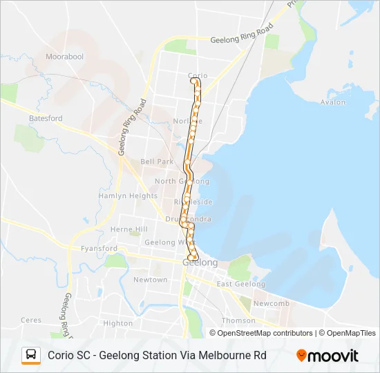 20 Bus Line Map