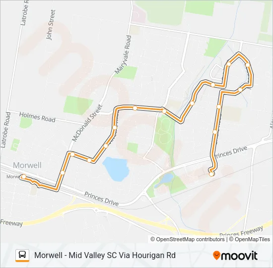 22 Bus Line Map