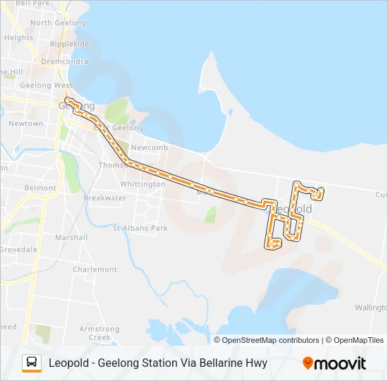 32 Bus Line Map