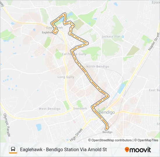 52 Bus Line Map