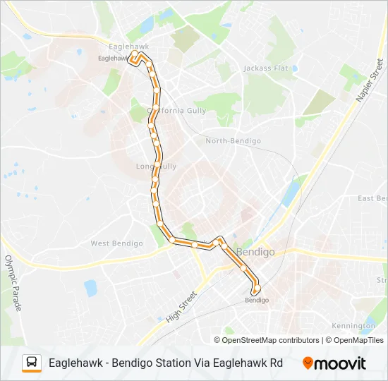 53 Bus Line Map