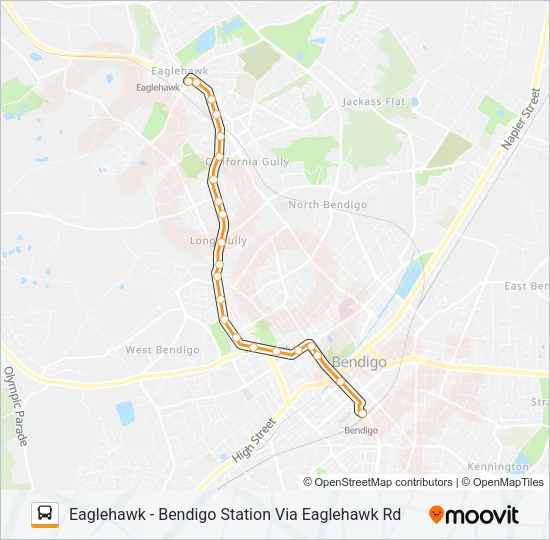 53 Bus Line Map