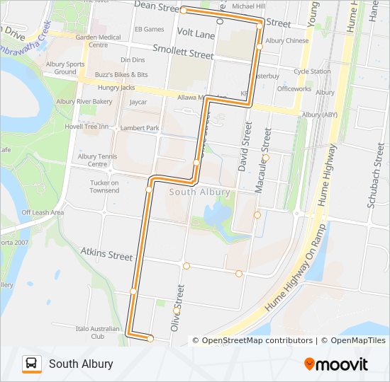 Albury Map Street View Sa Route: Schedules, Stops & Maps - South Albury (Updated)