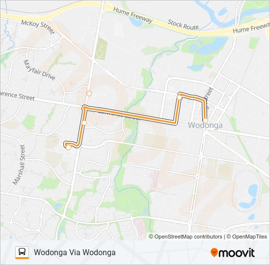 WS bus Line Map