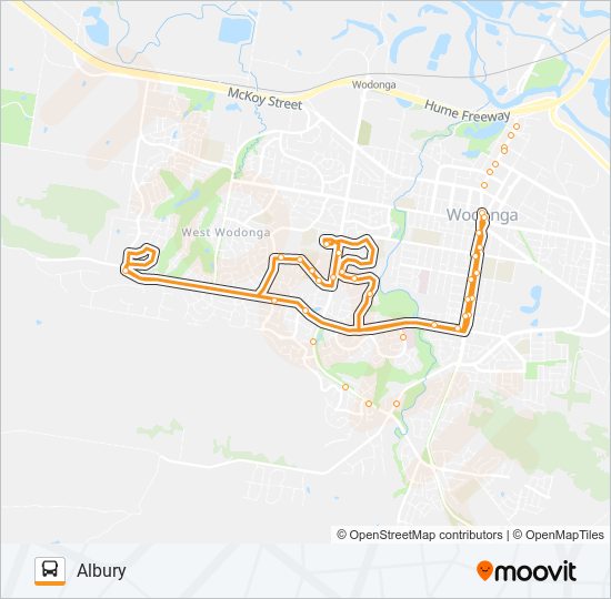 150 bus Line Map