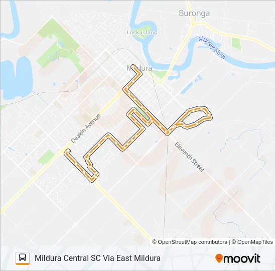400 Bus Line Map