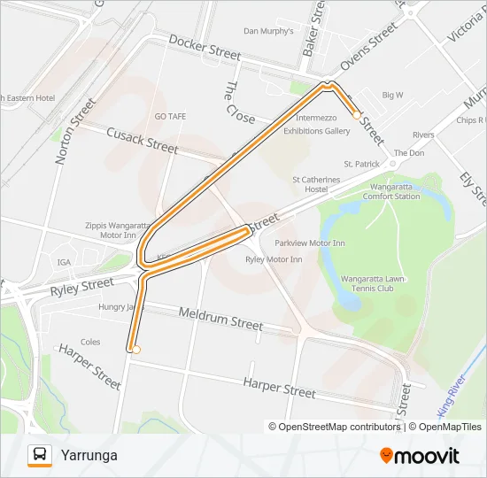 404 Bus Line Map