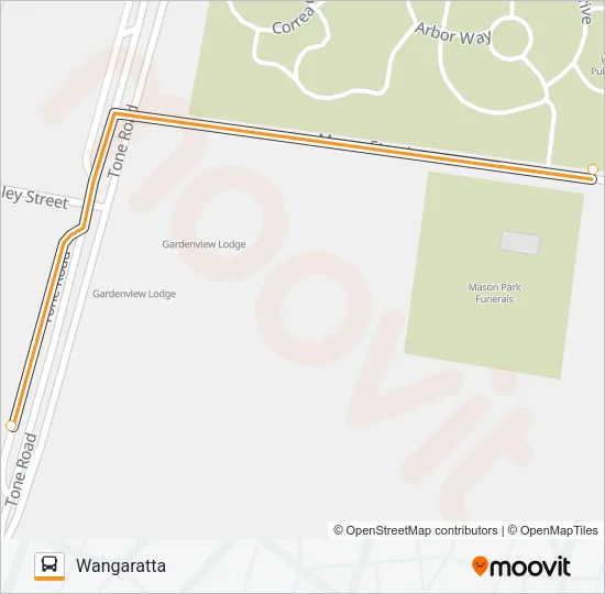 404 Bus Line Map