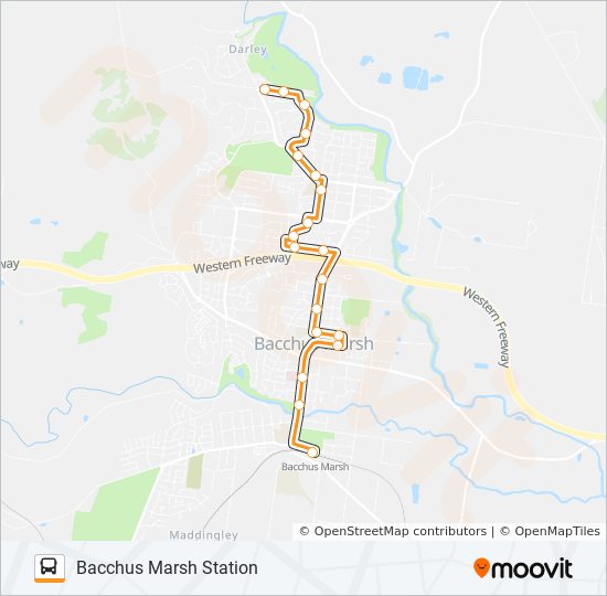 435 bus Line Map