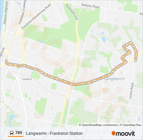 789 bus Line Map