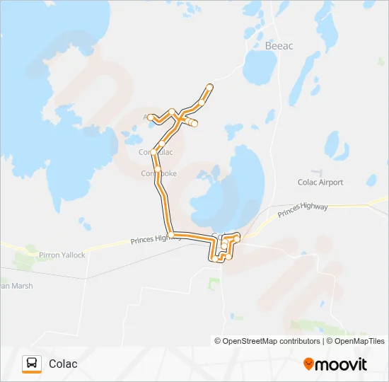 ALVIE COLAC VIA CORAGULAC Route: Schedules, Stops & Maps - Colac (Updated)