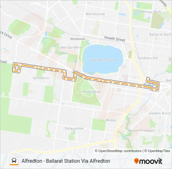 26 Bus Line Map