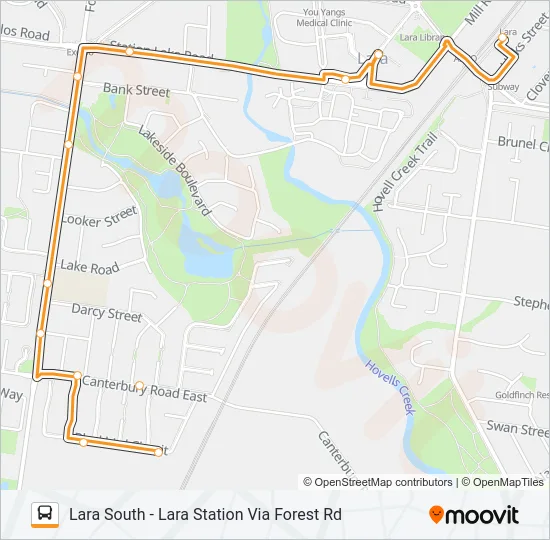 10 Bus Line Map