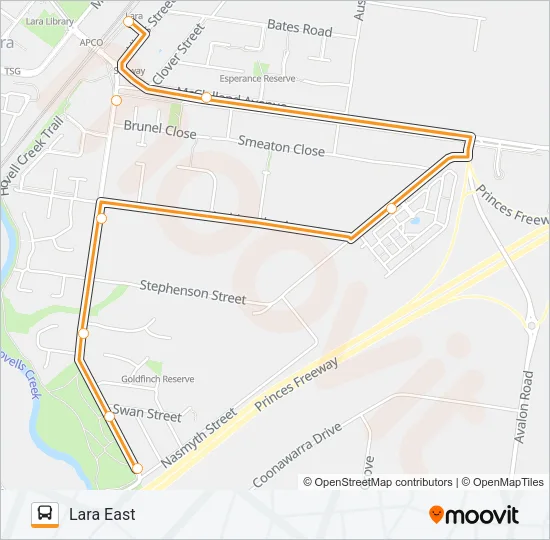 11 Bus Line Map