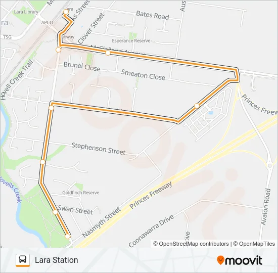 11 Bus Line Map