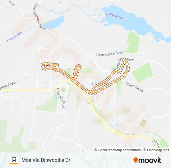 15 Bus Line Map