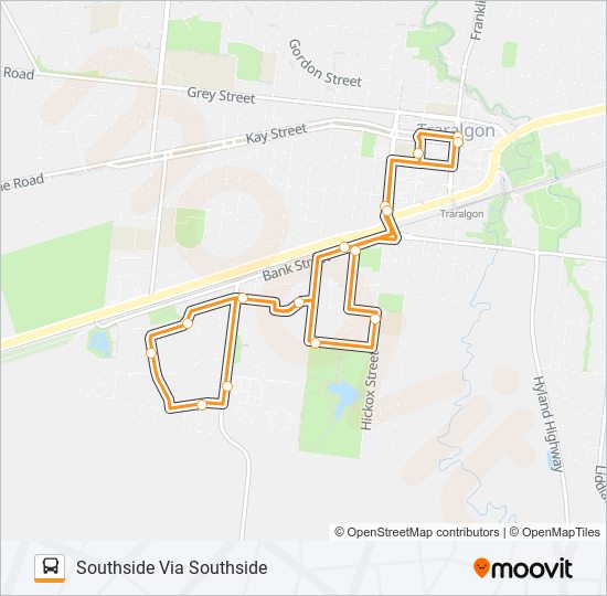 42 bus Line Map