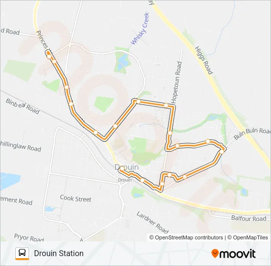 86 Bus Line Map