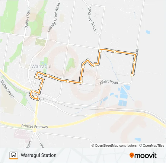 83 Bus Line Map