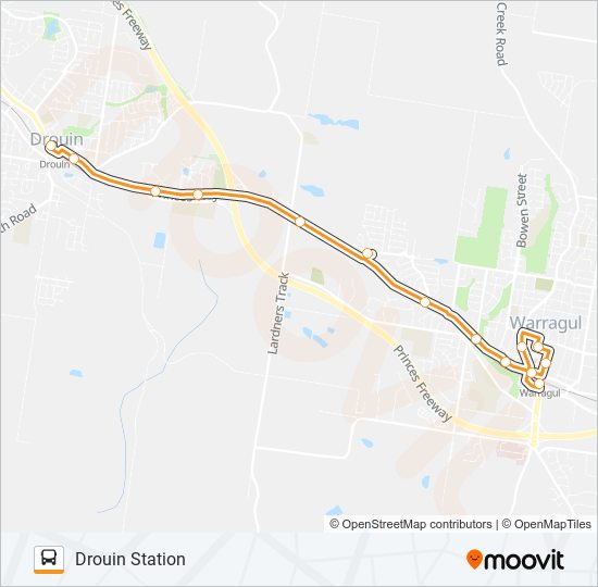 85 Bus Line Map