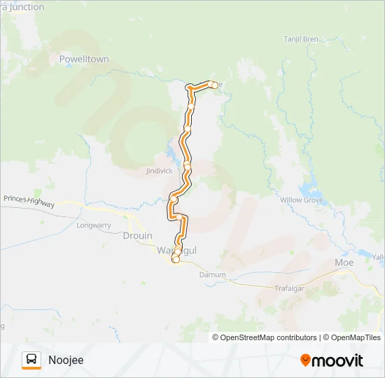 89 Bus Line Map