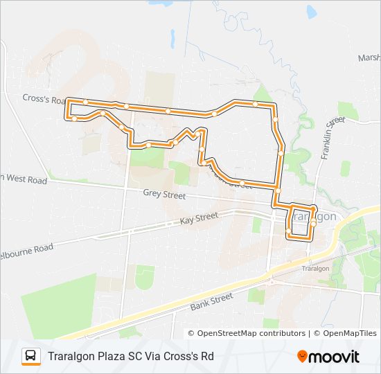 40 Route Schedules Stops Maps Traralgon Plaza Sc Updated