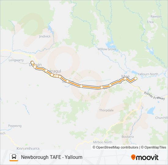 newborough tafe yallourn Route Schedules, Stops & Maps Newborough