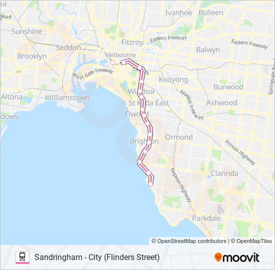 sandringham Route Schedules, Stops & Maps Sandringham (Updated)