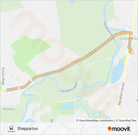 1 Bus Line Map