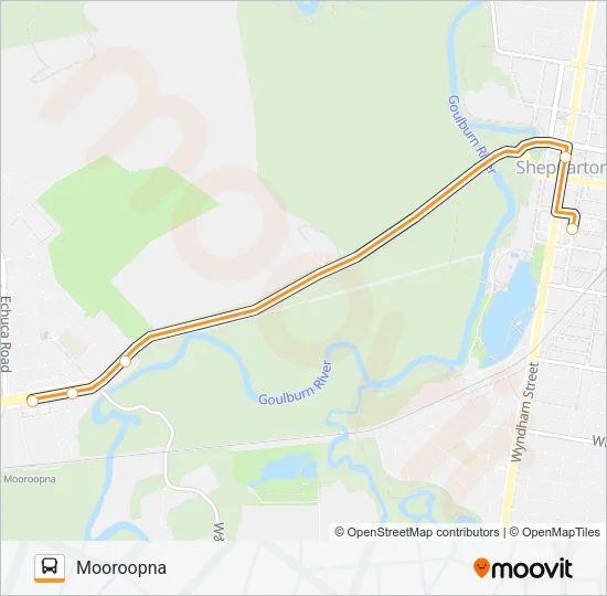 1 Bus Line Map