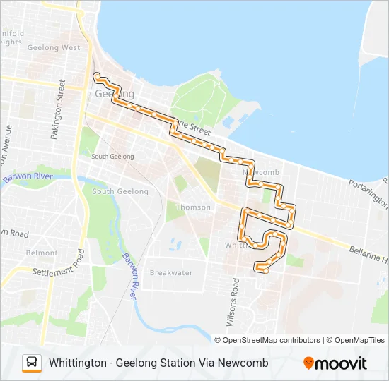 30 Bus Line Map